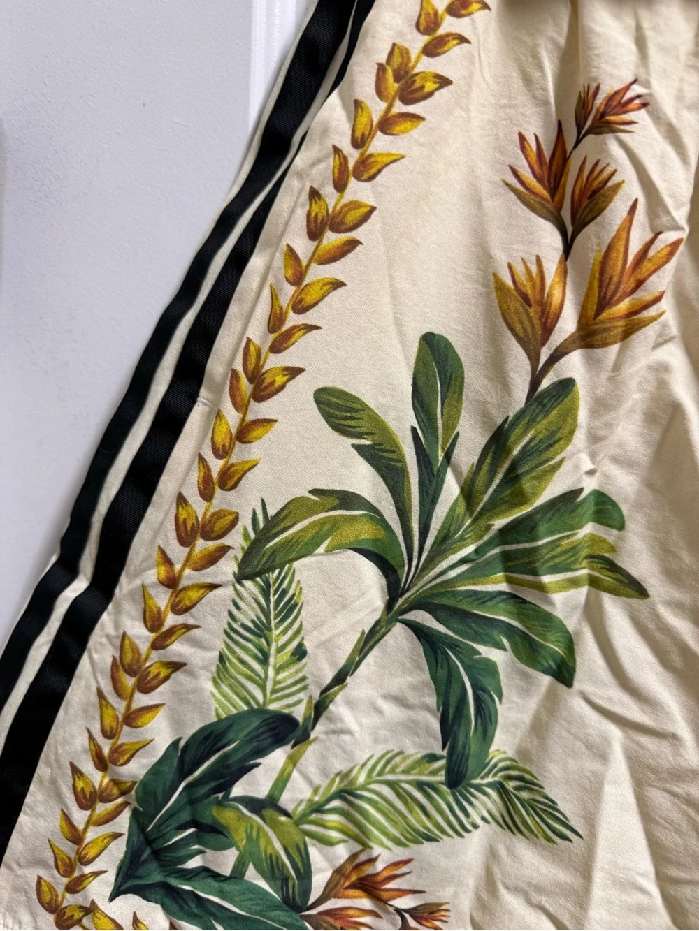 adidas Farm Rio Cream Shorts with Gold Accent - Picture 4 of 5